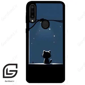 قاب گوشی سامسونگ ام 30 (Galaxy M30 ) طرح گربه کد 2098