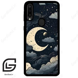 قاب گوشی سامسونگ ام 30 (Galaxy M30 ) طرح ماه کد 2173