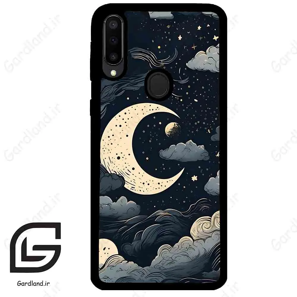 قاب گوشی سامسونگ ام 30 (Galaxy M30 ) طرح ماه کد 2173