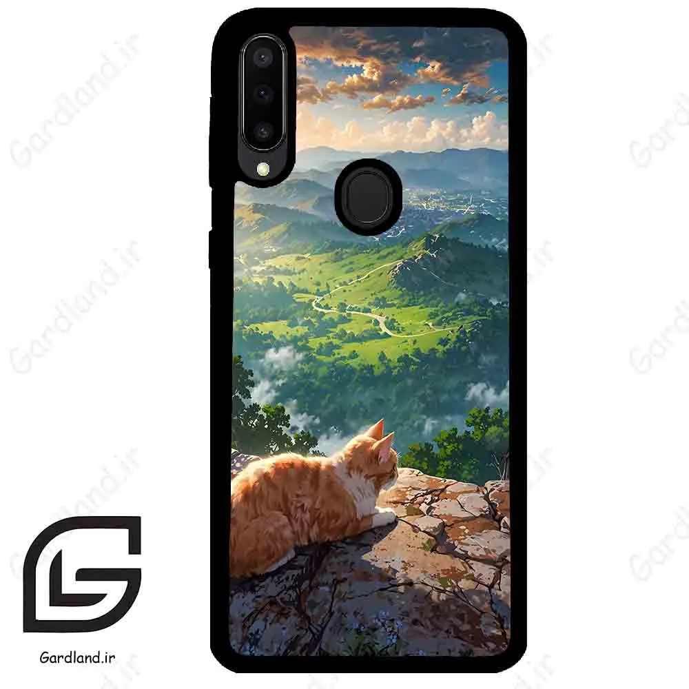 قاب گوشی سامسونگ ام 30 (Galaxy M30 ) طرح گربه کد 2203