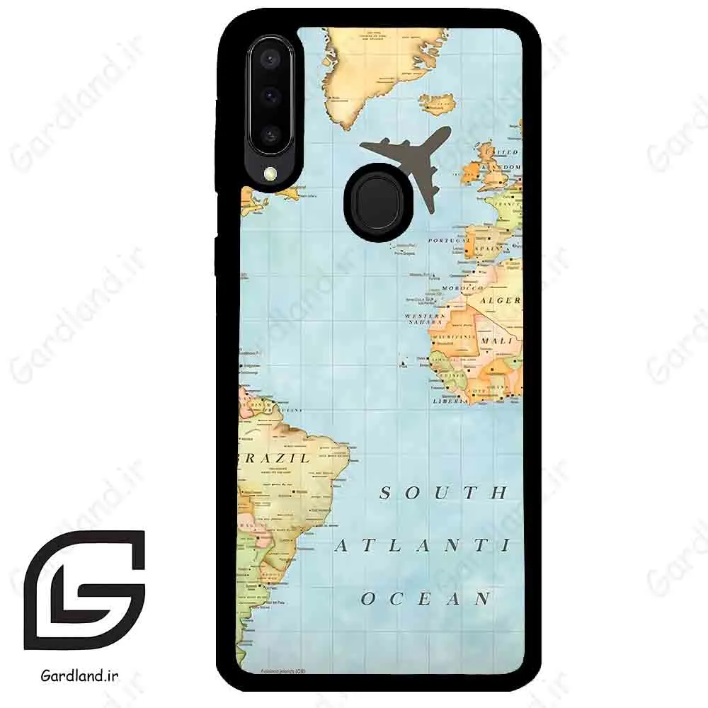 قاب گوشی سامسونگ ام 30 (Galaxy M30 ) طرح نقشه کد 2243