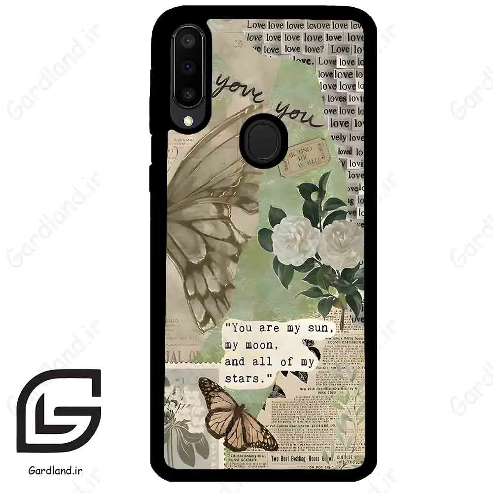 قاب گوشی سامسونگ ام 30 (Galaxy M30 ) طرح پروانه کد 2244