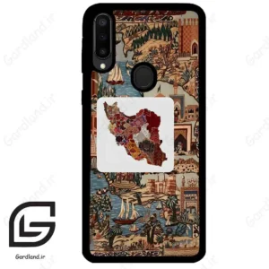 قاب گوشی سامسونگ ام 30 (Galaxy M30 ) طرح نقشه ایران کد 2287