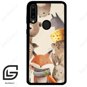 قاب گوشی سامسونگ ام 30 (Galaxy M30 ) طرح حیوانات کد 2338