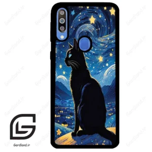 قاب گوشی سامسونگ ام 30 (Galaxy M30 ) طرح گربه کد 2438