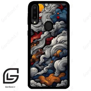 قاب گوشی سامسونگ ام 30 (Galaxy M30 ) طرح ابرنگی کد 2448