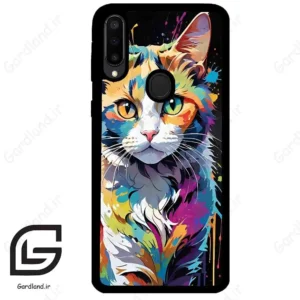 قاب گوشی سامسونگ ام 30 (Galaxy M30 ) طرح گربه کد 2483