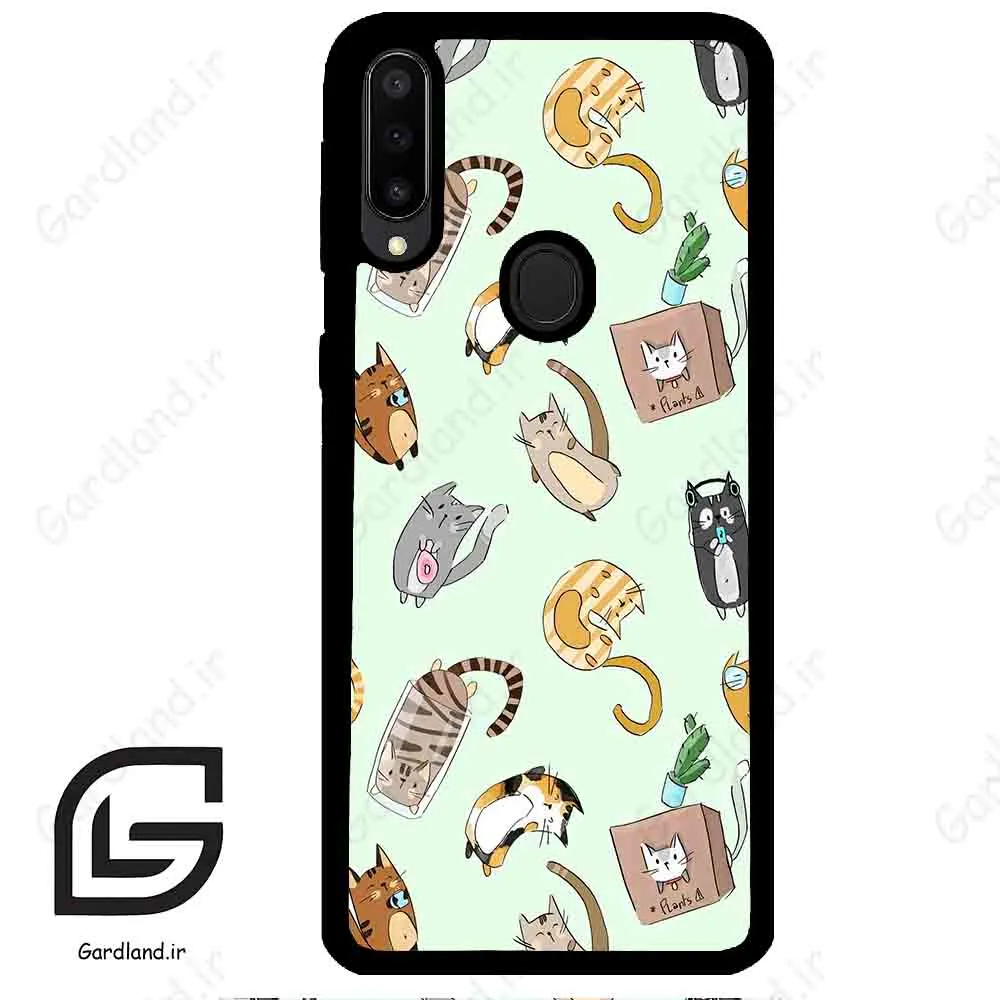 قاب گوشی سامسونگ ام 30 (Galaxy M30 ) طرح گربه کد 2622