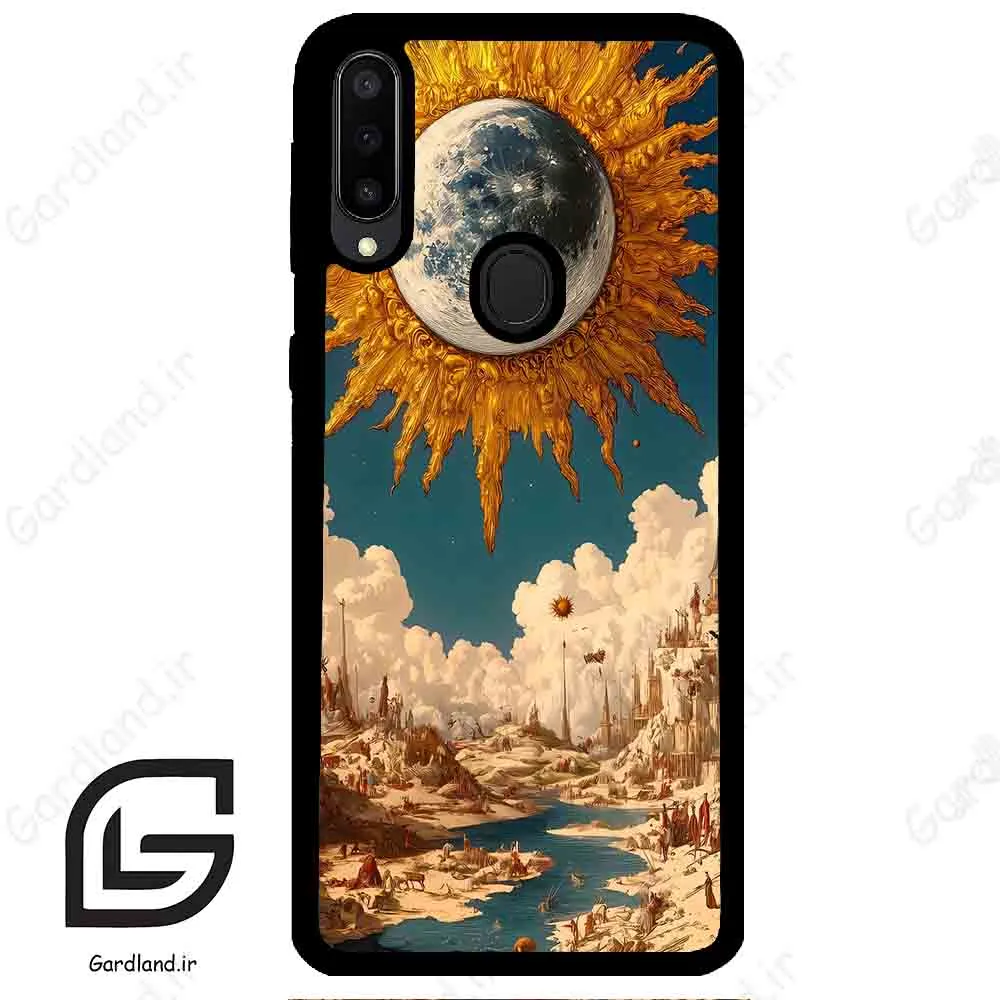 قاب گوشی سامسونگ ام 30 (Galaxy M30 ) طرح خورشید کد 2694
