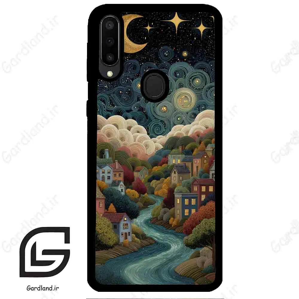 قاب گوشی سامسونگ ام 30 (Galaxy M30 ) طرح دهکده کد 2736