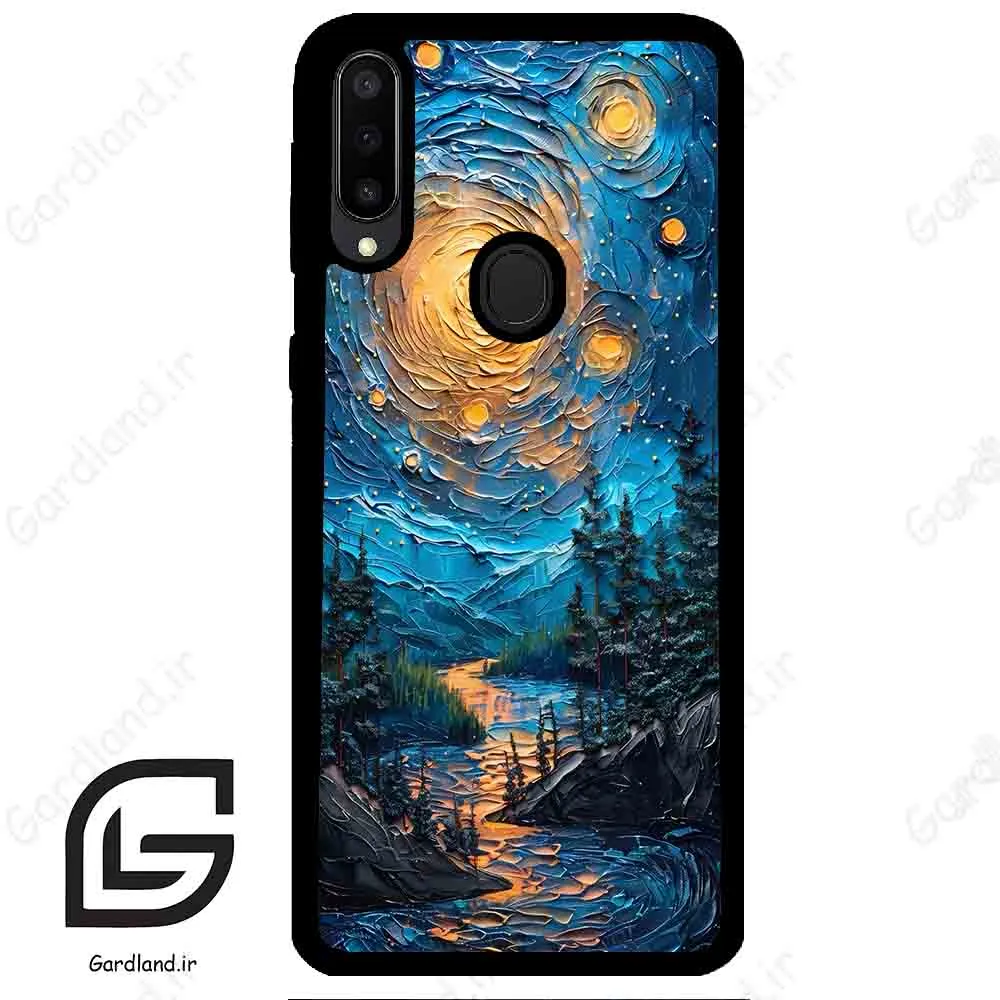 قاب گوشی سامسونگ ام 30 (Galaxy M30 ) طرح ابرنگ کد 2792