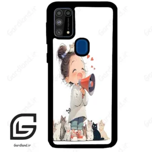 قاب گوشی سامسونگ ام 31 (Galaxy M31 ) طرح دخترانه کد 2027
