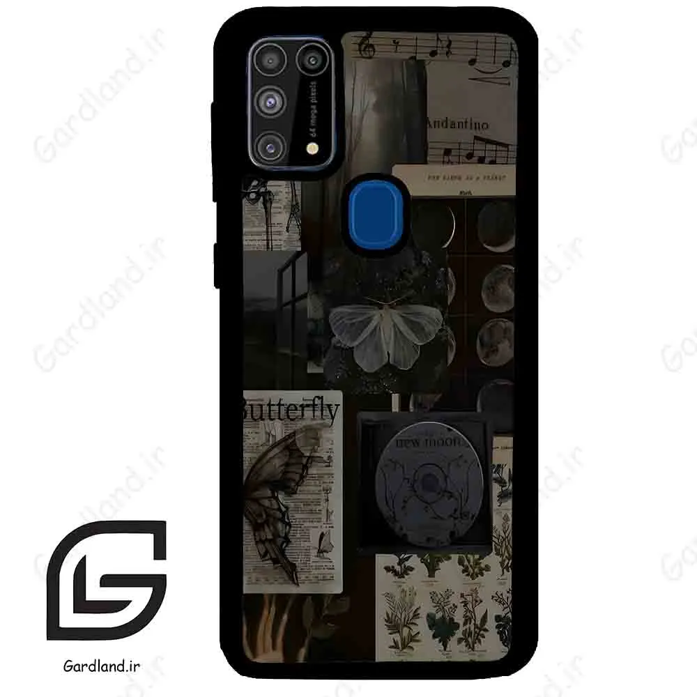 قاب گوشی سامسونگ ام 31 (Galaxy M31 ) طرح پروانه کد 2096