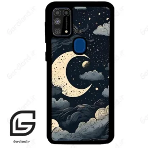 قاب گوشی سامسونگ ام 31 (Galaxy M31 ) طرح ماه کد 2173