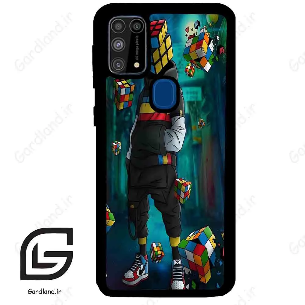 قاب گوشی سامسونگ ام 31 (Galaxy M31 ) طرح مکعب کد 2229