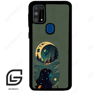 قاب گوشی سامسونگ ام 31 (Galaxy M31 ) طرح ماه کد 2267