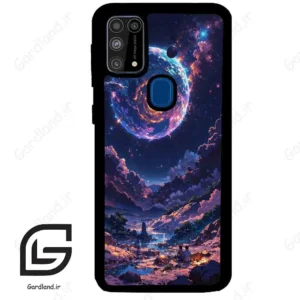 قاب گوشی سامسونگ ام 31 (Galaxy M31 ) طرح ماه کد 2344