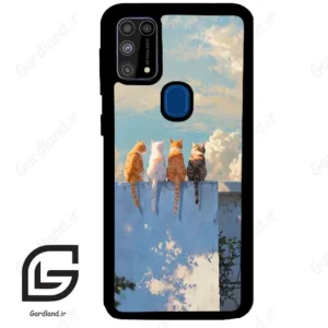 قاب گوشی سامسونگ ام 31 (Galaxy M31 ) طرح گربه کد 2367