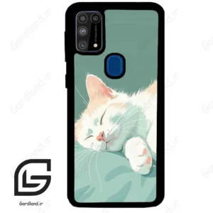 قاب گوشی سامسونگ ام 31 (Galaxy M31 ) طرح گربه کد 2403