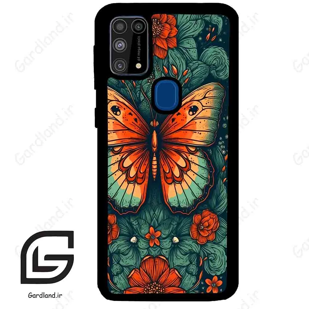 قاب گوشی سامسونگ ام 31 (Galaxy M31 ) طرح پروانه کد 2421