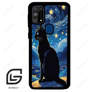 قاب گوشی سامسونگ ام 31 (Galaxy M31 ) طرح گربه کد 2438