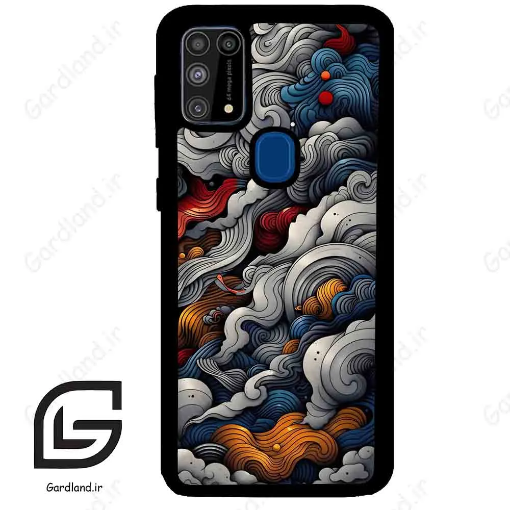 قاب گوشی سامسونگ ام 31 (Galaxy M31 ) طرح ابرنگی کد 2448