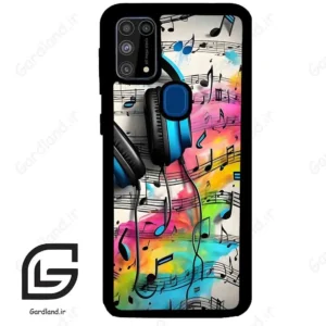 قاب گوشی سامسونگ ام 31 (Galaxy M31 ) طرح موسیقی کد 2482