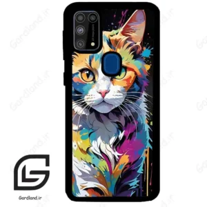 قاب گوشی سامسونگ ام 31 (Galaxy M31 ) طرح گربه کد 2483