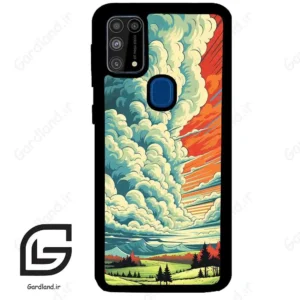 قاب گوشی سامسونگ ام 31 (Galaxy M31 ) طرح ابرنگی کد 2491
