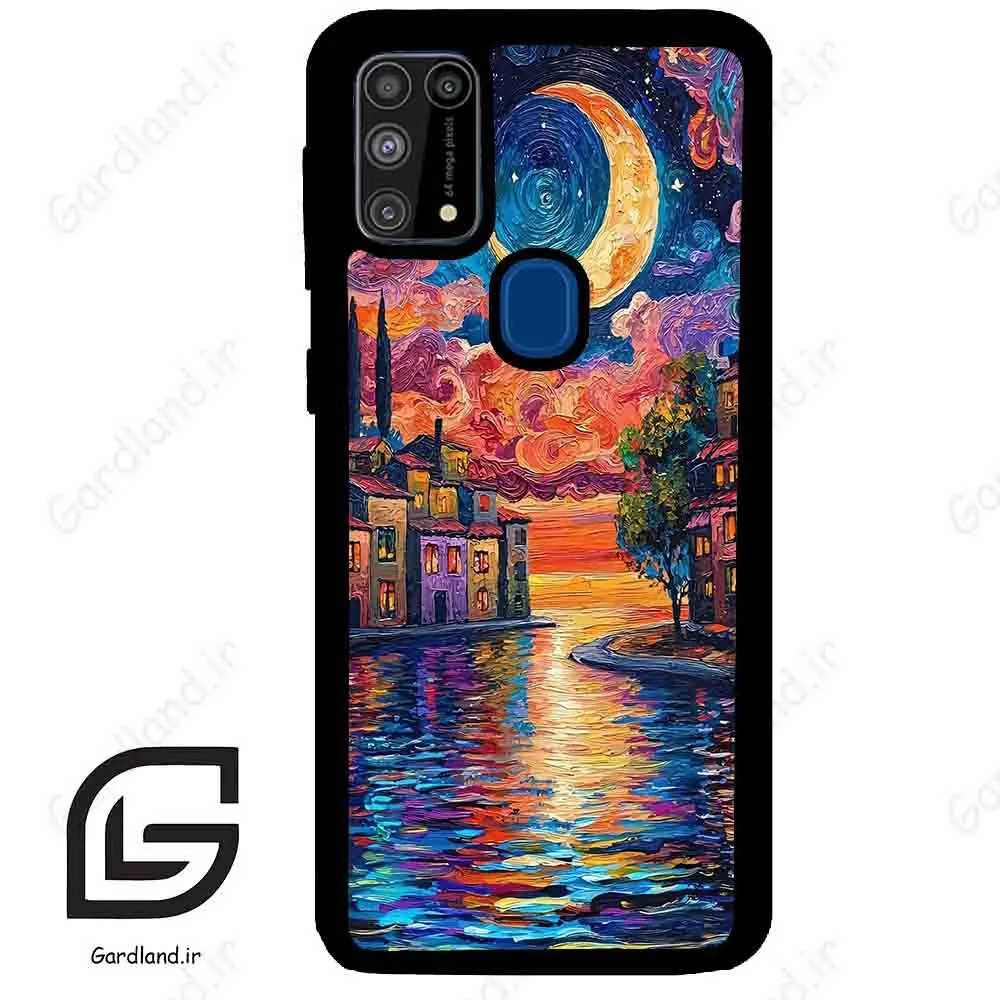 قاب گوشی سامسونگ ام 31 (Galaxy M31 ) طرح ماه کد 2699