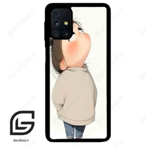 قاب گوشی سامسونگ ام 31 اس (Galaxy M31s ) طرح دختر کد 2057