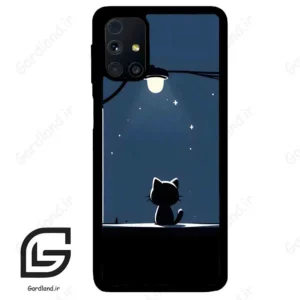 قاب گوشی سامسونگ ام 31 اس (Galaxy M31s ) طرح گربه کد 2098