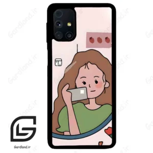 قاب گوشی سامسونگ ام 31 اس (Galaxy M31s ) طرح دخترانه کد 2141