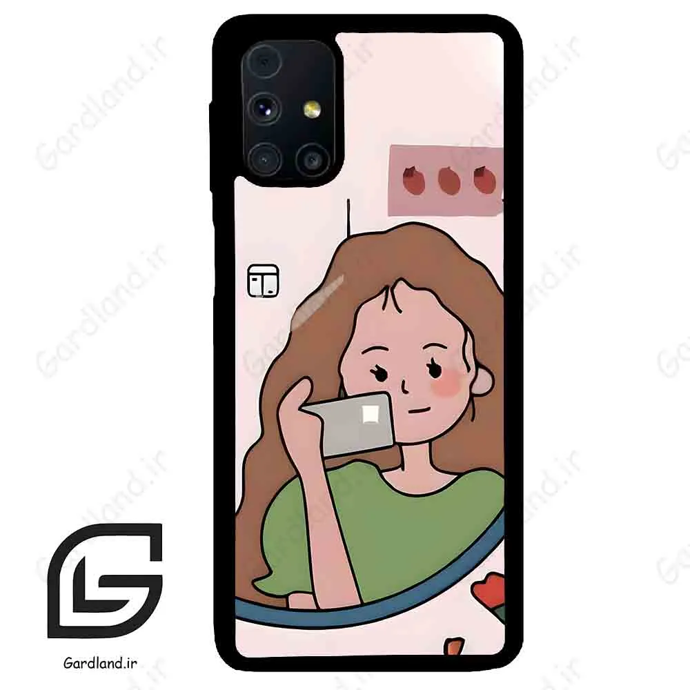 قاب گوشی سامسونگ ام 31 اس (Galaxy M31s ) طرح دخترانه کد 2141