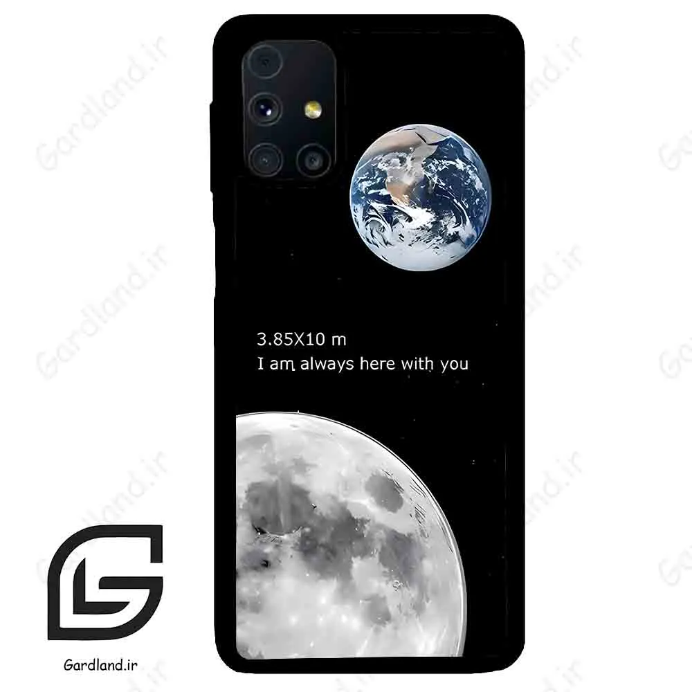 قاب گوشی سامسونگ ام 31 اس (Galaxy M31s ) طرح ماه کد 2190