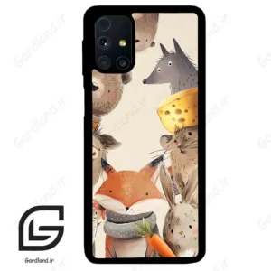 قاب گوشی سامسونگ ام 31 اس (Galaxy M31s ) طرح حیوانات کد 2338