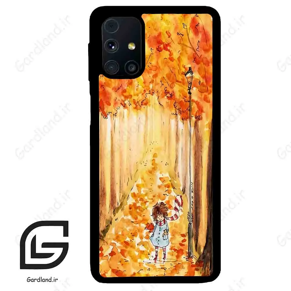 قاب گوشی سامسونگ ام 31 اس (Galaxy M31s ) طرح پاییزی کد 2386