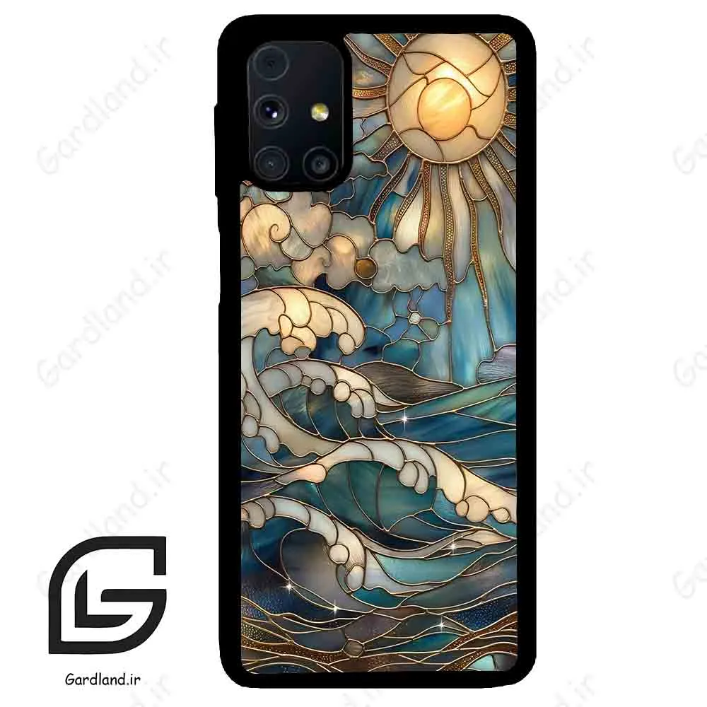 قاب گوشی سامسونگ ام 31 اس (Galaxy M31s ) طرح شیشه کد 2393