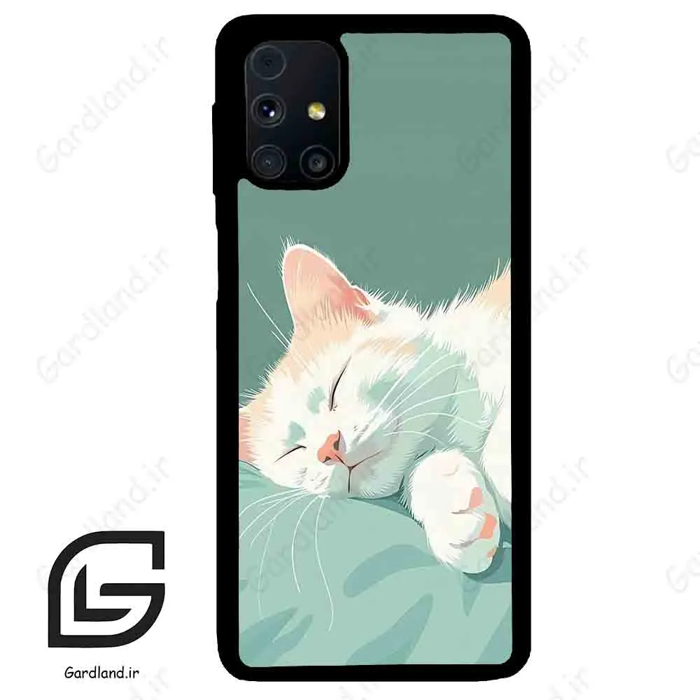 قاب گوشی سامسونگ ام 31 اس (Galaxy M31s ) طرح گربه کد 2403