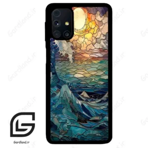 قاب گوشی سامسونگ ام 31 اس (Galaxy M31s ) طرح موج کد 2413