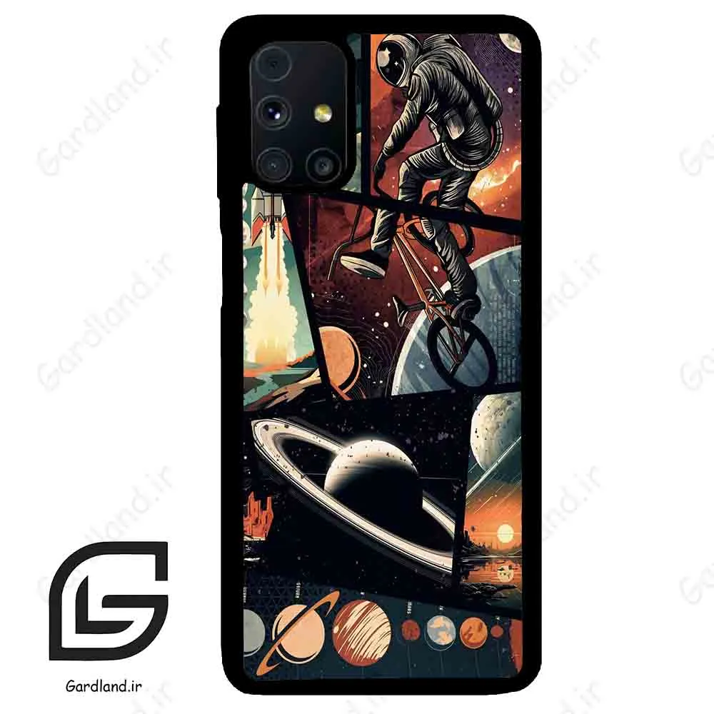 قاب گوشی سامسونگ ام 31 اس (Galaxy M31s ) طرح فضانورد کد 2415
