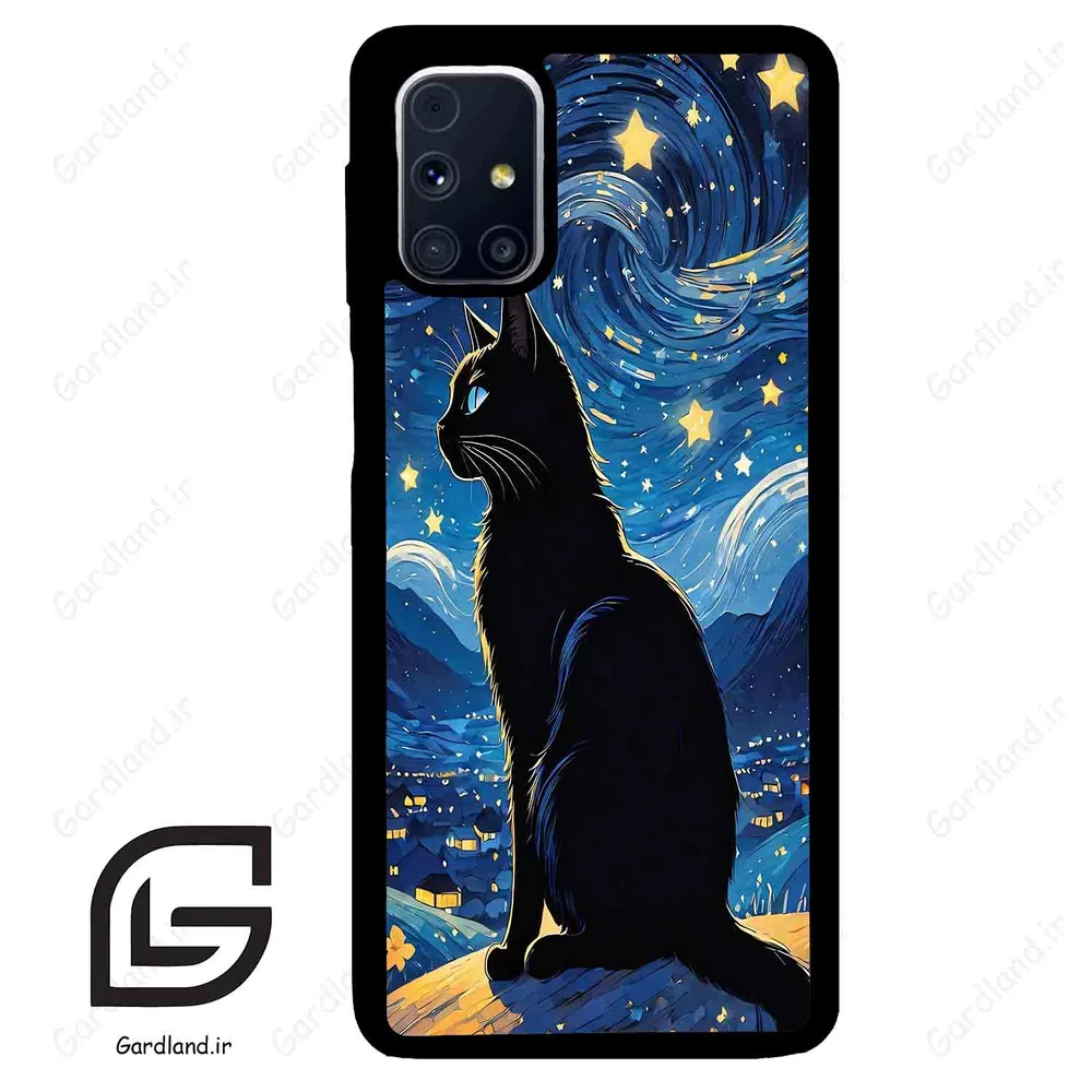 قاب گوشی سامسونگ ام 31 اس (Galaxy M31s ) طرح گربه کد 2438