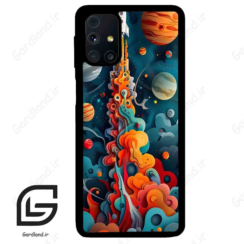 قاب گوشی سامسونگ ام 31 اس (Galaxy M31s ) طرح موشک کد 2470