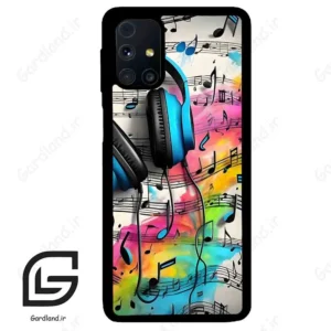 قاب گوشی سامسونگ ام 31 اس (Galaxy M31s ) طرح موسیقی کد 2482