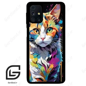 قاب گوشی سامسونگ ام 31 اس (Galaxy M31s ) طرح گربه کد 2483