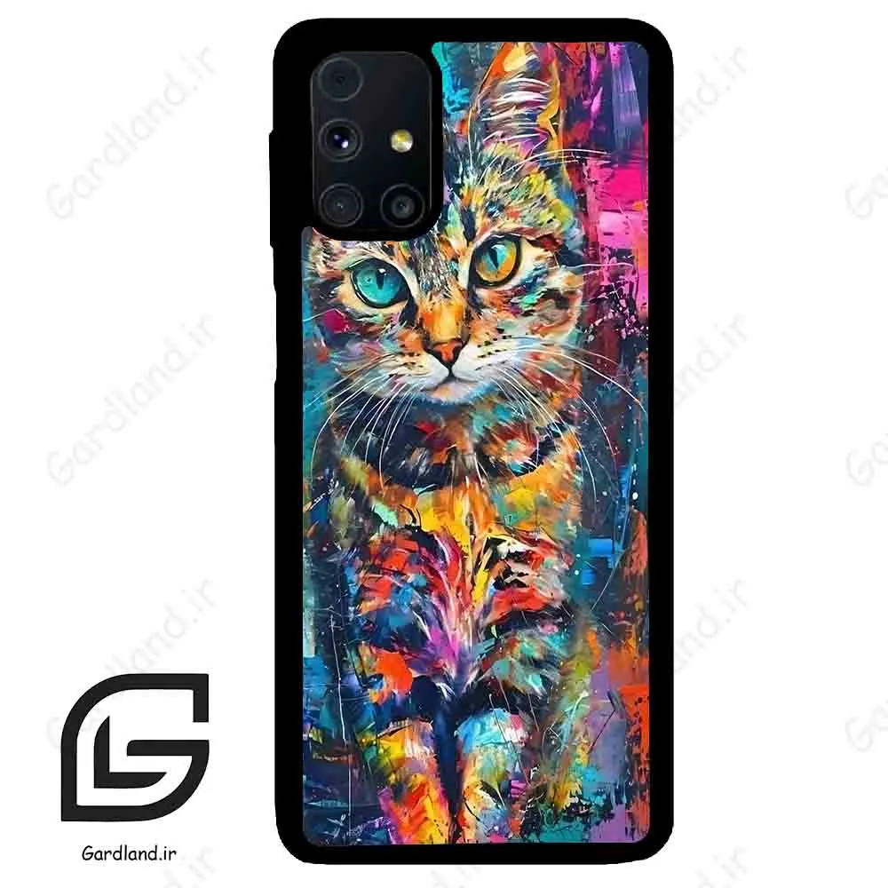 قاب گوشی سامسونگ ام 31 اس (Galaxy M31s ) طرح گربه کد 2488
