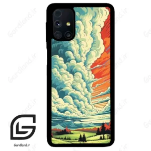 قاب گوشی سامسونگ ام 31 اس (Galaxy M31s ) طرح ابرنگی کد 2491