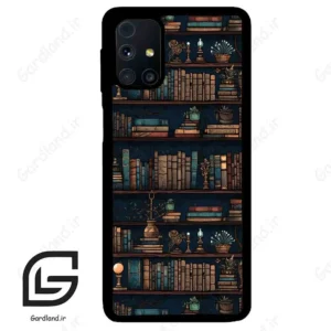 قاب گوشی سامسونگ ام 31 اس (Galaxy M31s ) طرح کتابخانه کد 2536