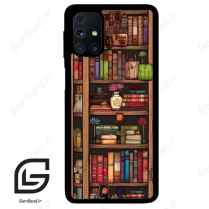 قاب گوشی سامسونگ ام 31 اس (Galaxy M31s ) طرح کتابخانه کد 2537