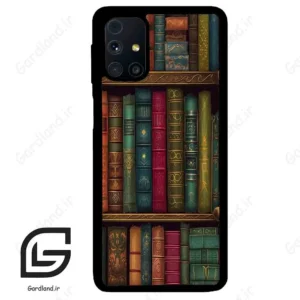 قاب گوشی سامسونگ ام 31 اس (Galaxy M31s ) طرح کتابخانه کد 2538